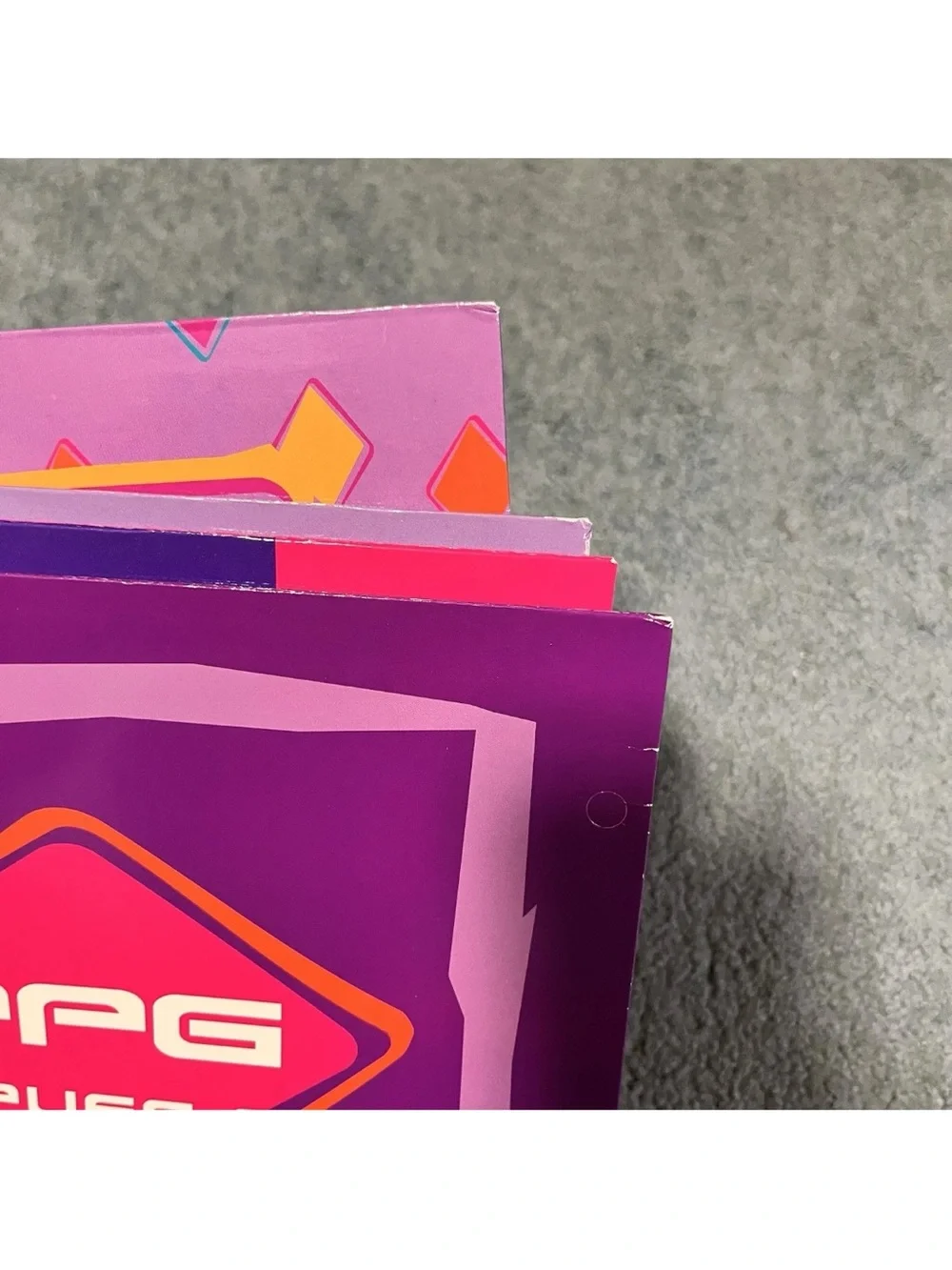 Vintage 2003 Y2K Powerpuff Girls Bundle Of 4 School Paper Folders